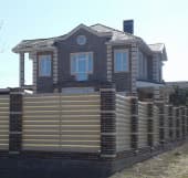 Забор из металлического штакетника, Восточно-Казахстанская область, город Зайсан