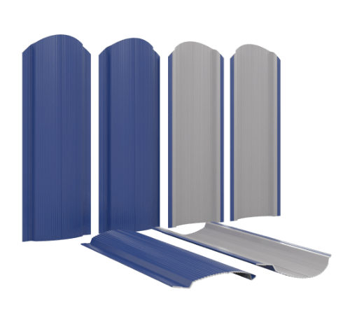 Штакетник для забора Фигурный Полукруглый в Усть-Каменогорске