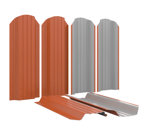 Металлоштакетник для забора П-образный Широкий в Усть-Каменогорске